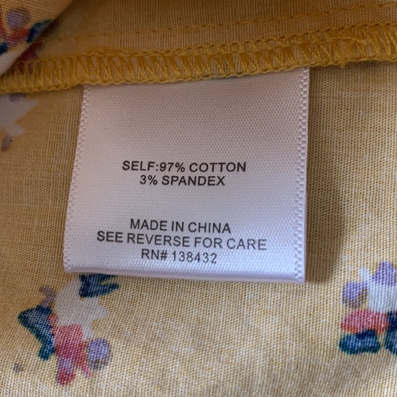 ModCloth Yellow Daytime Dynamo Button Up Floral Button-Down - Picture 4 of 9